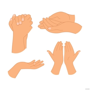Praying Hands Vector