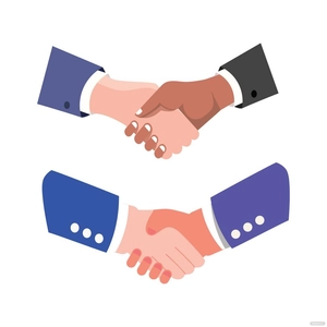 Hand Shake Vector