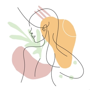 Abstract Woman Illustration