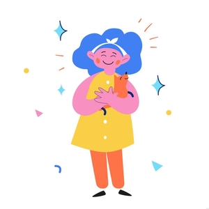 Cute Woman Illustration