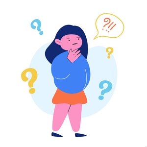 Thinking Woman Illustration