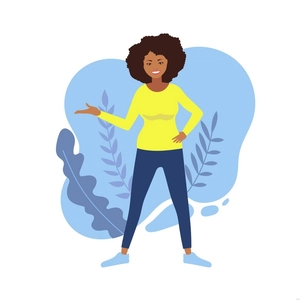 Black Woman Illustration