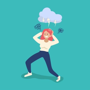 Angry Woman Illustration