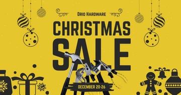 Free Christmas Sale Promotion Facebook Post Template to Edit Online