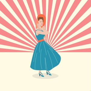 Vintage Woman Illustration