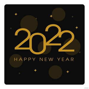 Elegant Happy New Year Vector