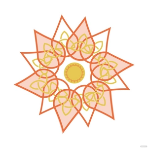 Floral Celtic Vector