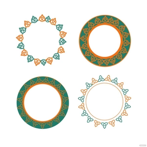 Round Celtic Vector