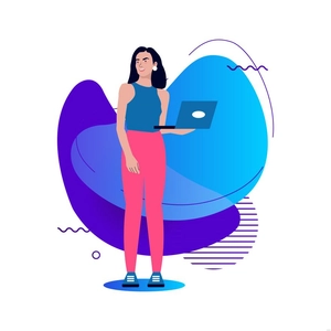 Modern Woman Illustration