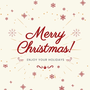 Free Animated Christmas Instagram Post Template to Edit Online
