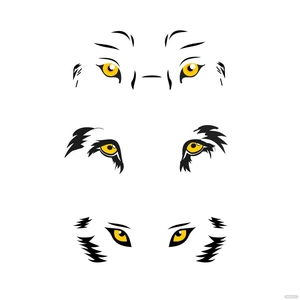 Wolf Eyes Vector