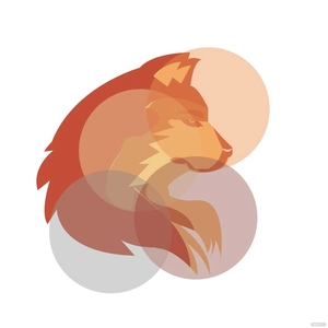 Vintage Wolf Vector