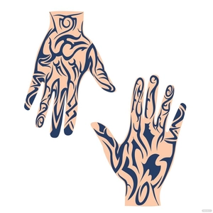 Tribal Hand Vector
