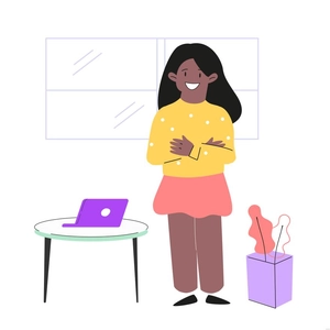 Simple Woman Illustration