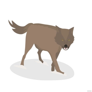 Wild Wolf Vector