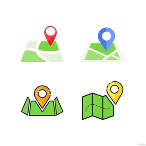 Map Icon Vector