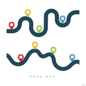 Road Map Vector