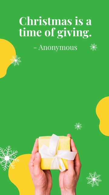 Free Christmas Quote Snapchat Geofilter Template to Edit Online