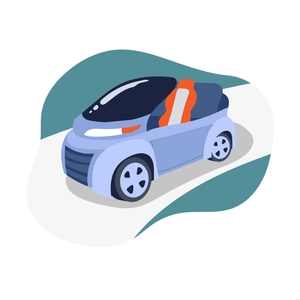 Modern Car Illustration