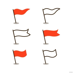 Location Flag Vector