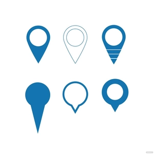 Location Marker Vector