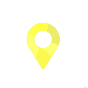 Yellow Location Vector