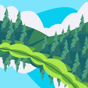 Forest Nature Illustration