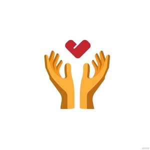 Charity Hand Vector