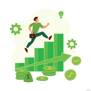 Green Growth Vector
