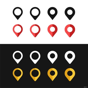 Location Bubble Vector