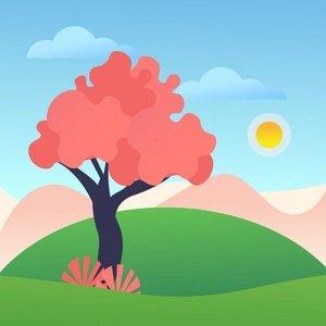 Modern Nature Illustration