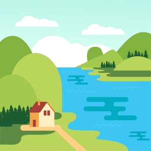 Nature View Illustration