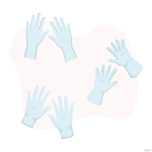 Medical Gloves Vector