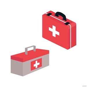 Medicine Box Vector