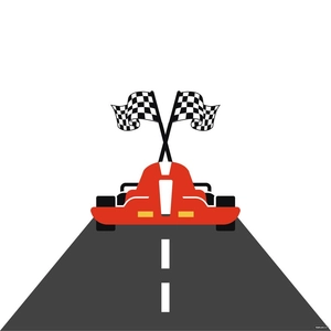 Vehicle Racing Flag Vector
