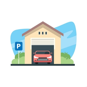 Car Garage Illustration