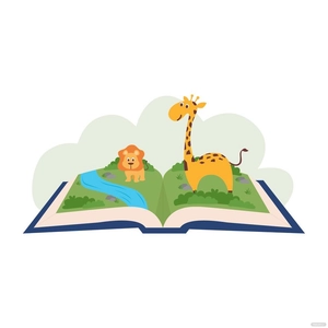 Story Book Vector