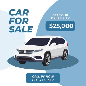 Car Advertising Illustration