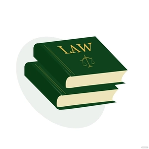 Law Book Vector