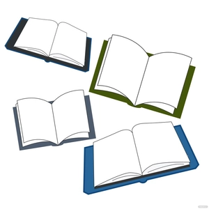 Open Book Vector
