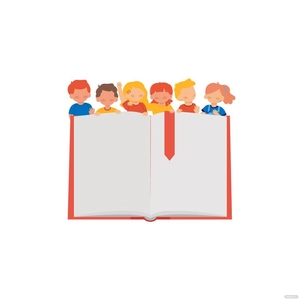 Kids Book Vector