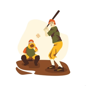 Vintage Sports Illustration