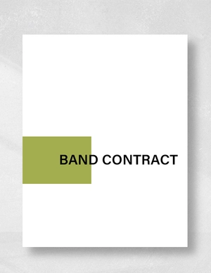 Band Contract Template