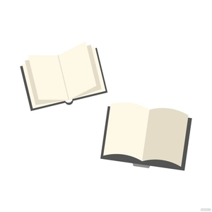 Blank Book Vector