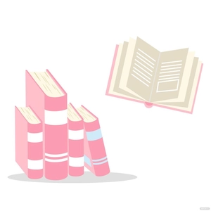Pink Book Vector