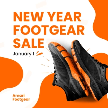 Free New Year Product Sale Promotion Instagram Post Template to Edit Online