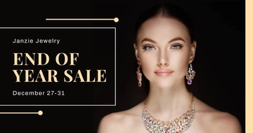 Free End Of Year Sale Facebook Post Template to Edit Online