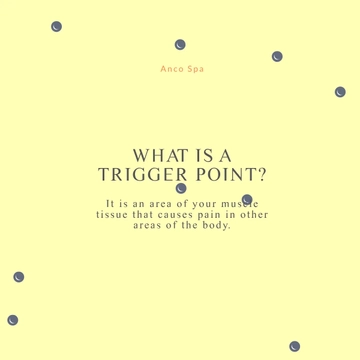 Free Trigger Point Massage Ad Post, Facebook, Instagram Template to Edit Online