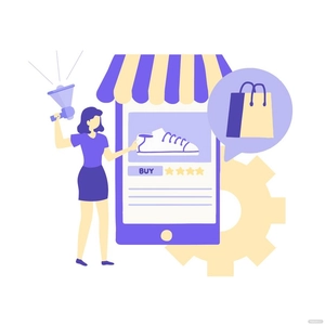 Ecommerce Marketing Vector