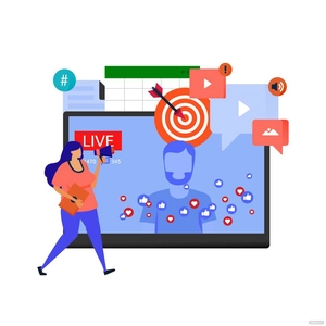 Social Media Marketing Vector
